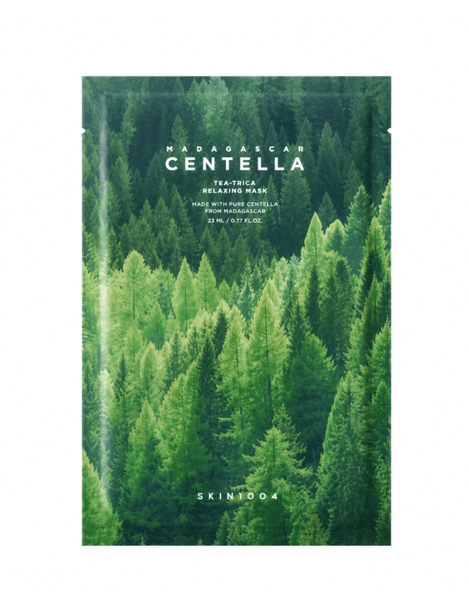 Skin1004 Madagascar Centella Tea-trica Relaxing Mask 1 Unidad