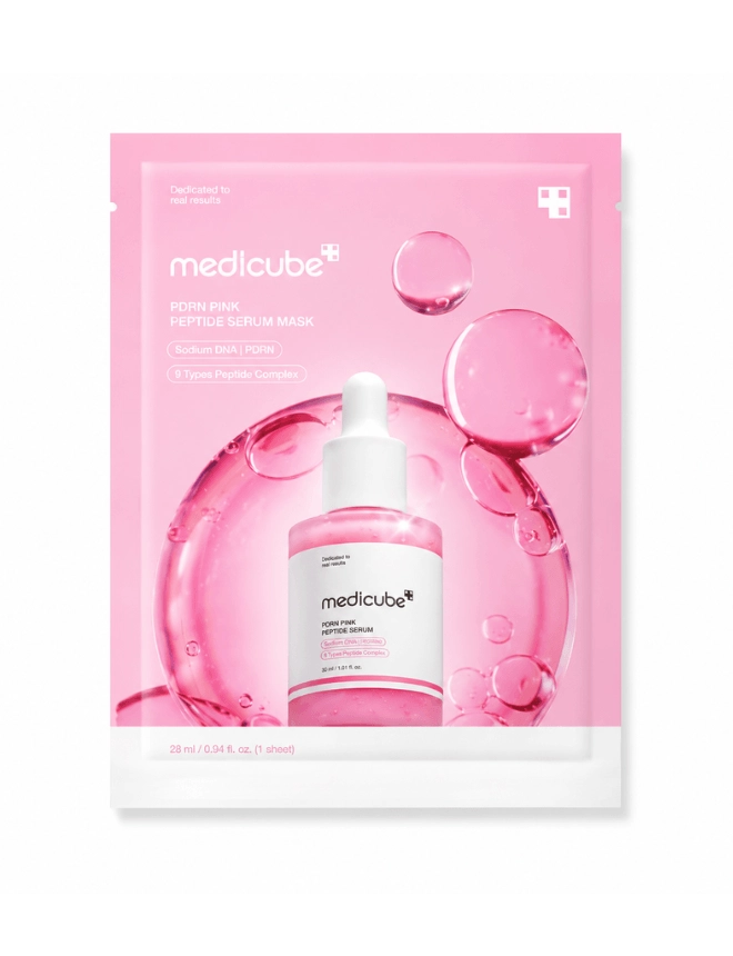 Medicube PDRN Pink Peptide Serum Mask 1 Unidad