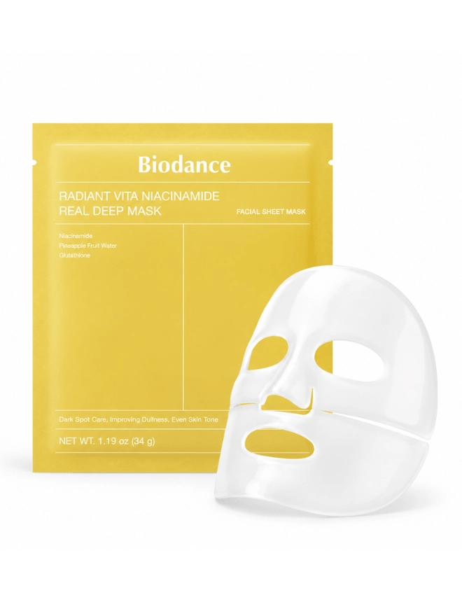 Biodance Radiant Vita Niacinamide Real Deep Mask 1 Unidad